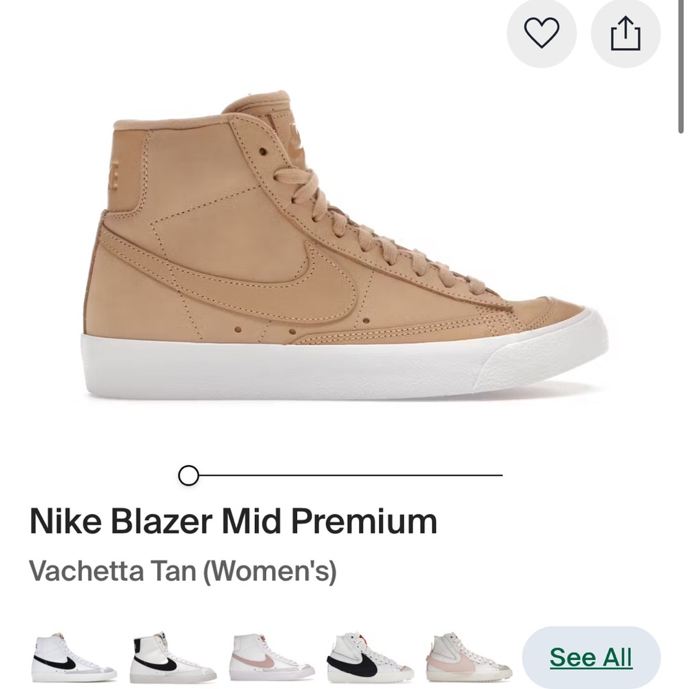 Nike Blazer Mid Premium Vachetta Tan
